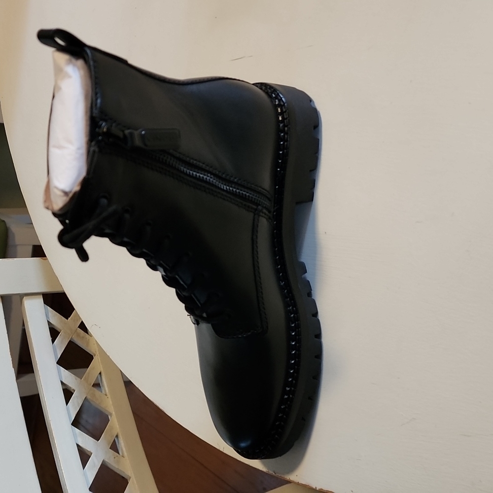 Vince cabria-lug combat boot black LE
